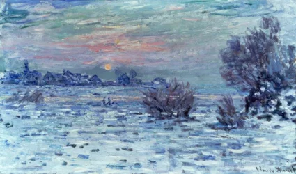 Winter on the Seine, Lavacourt